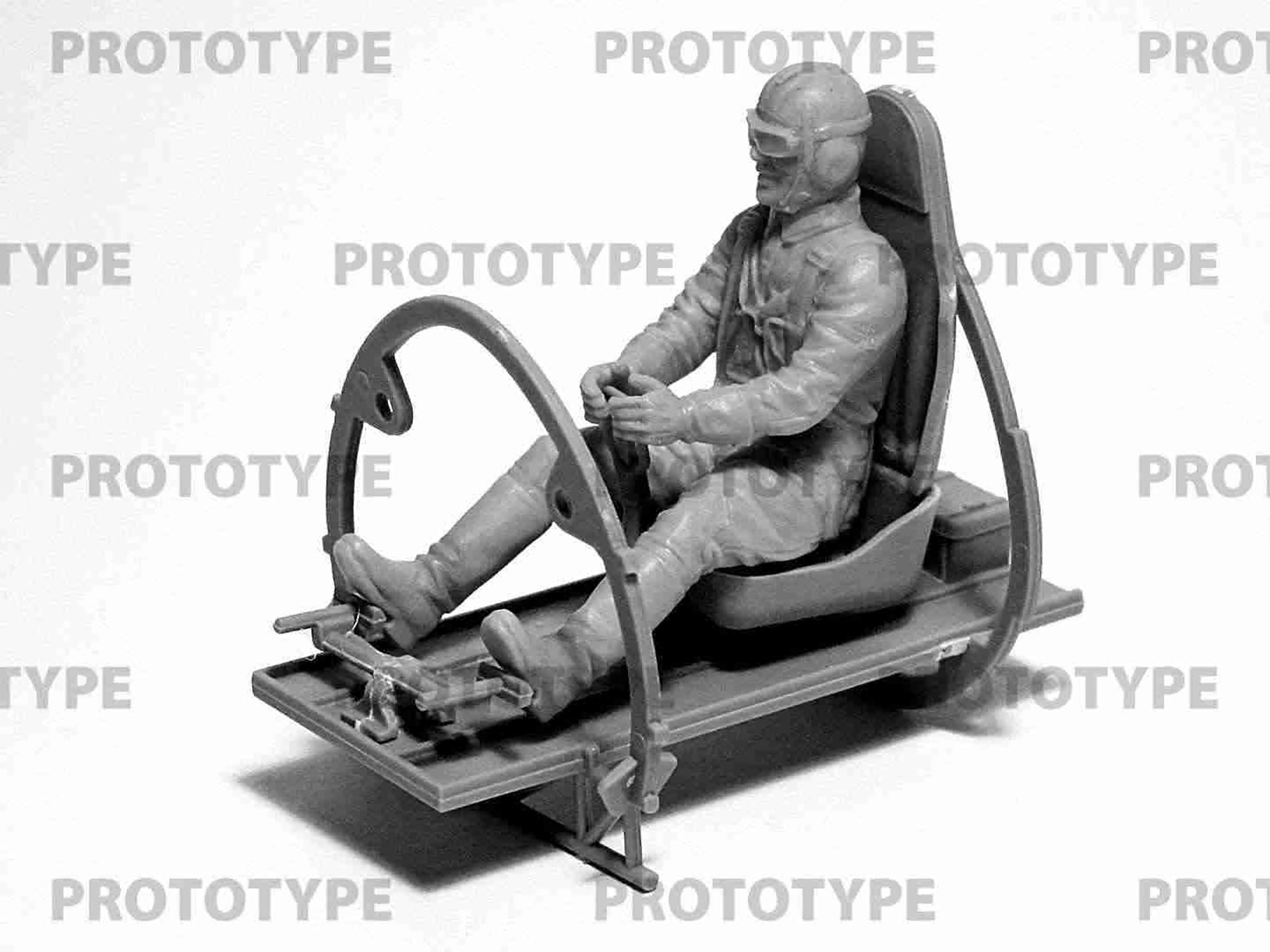 ICM 32112 Plastic model Scale 1:32 WWII Allies Pilots in the cockpit 3 figures