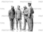 ICM 32113 Plastic model figures kit Scale 1:32 WWII RAF Cadets (4 figures)