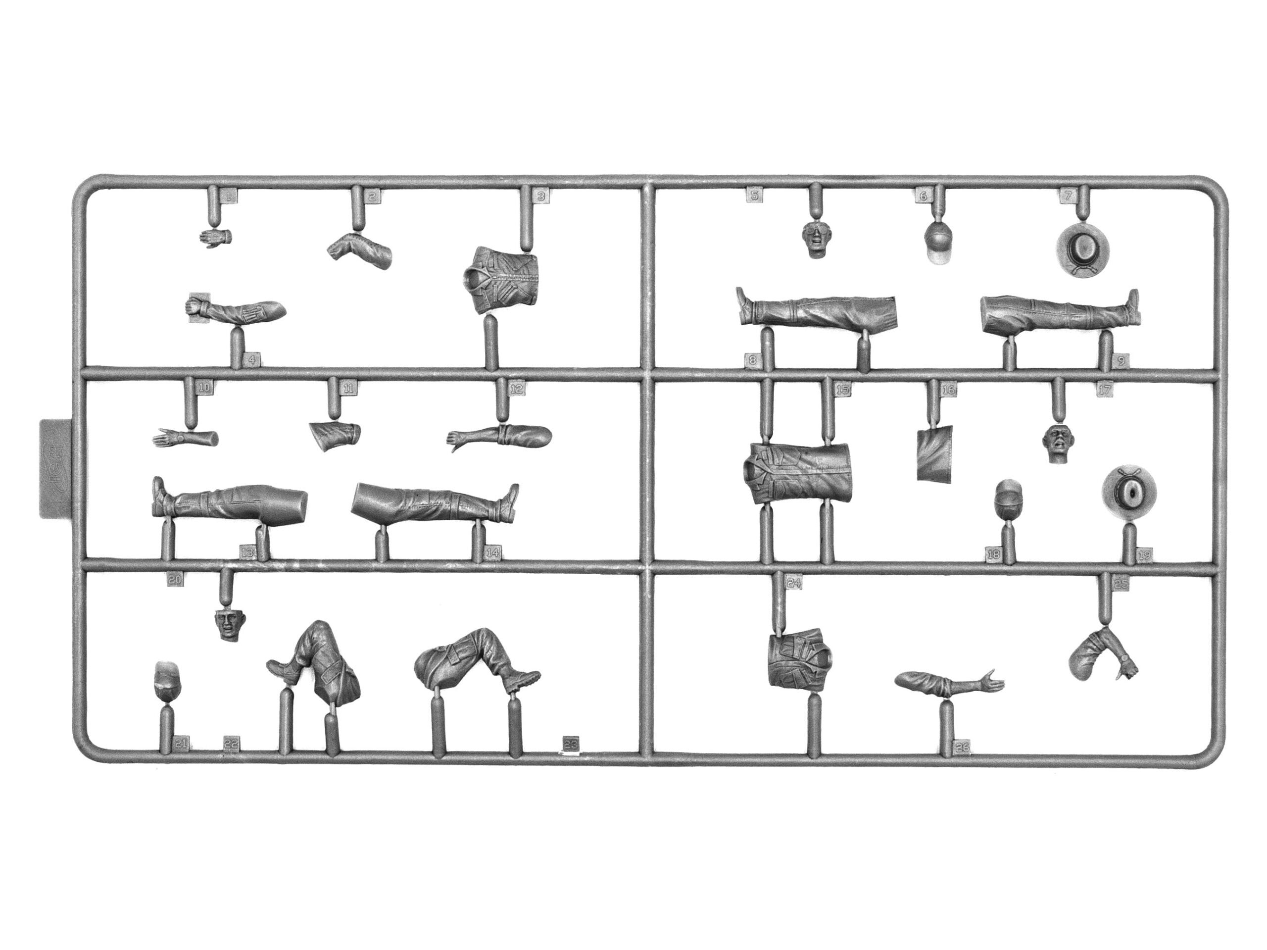 ICM 32114 Plastic model kit 1:32 US Helicopter Pilots (Vietnam War) kits model