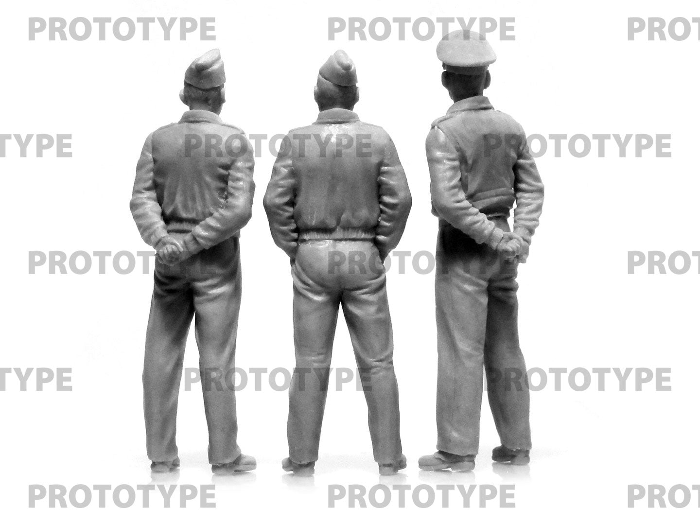 ICM 32116 Plastic model kit Scale 1:32 USAAF Pilots. Photo to remember 1944-1945