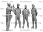 ICM 32116 Plastic model kit Scale 1:32 USAAF Pilots. Photo to remember 1944-1945