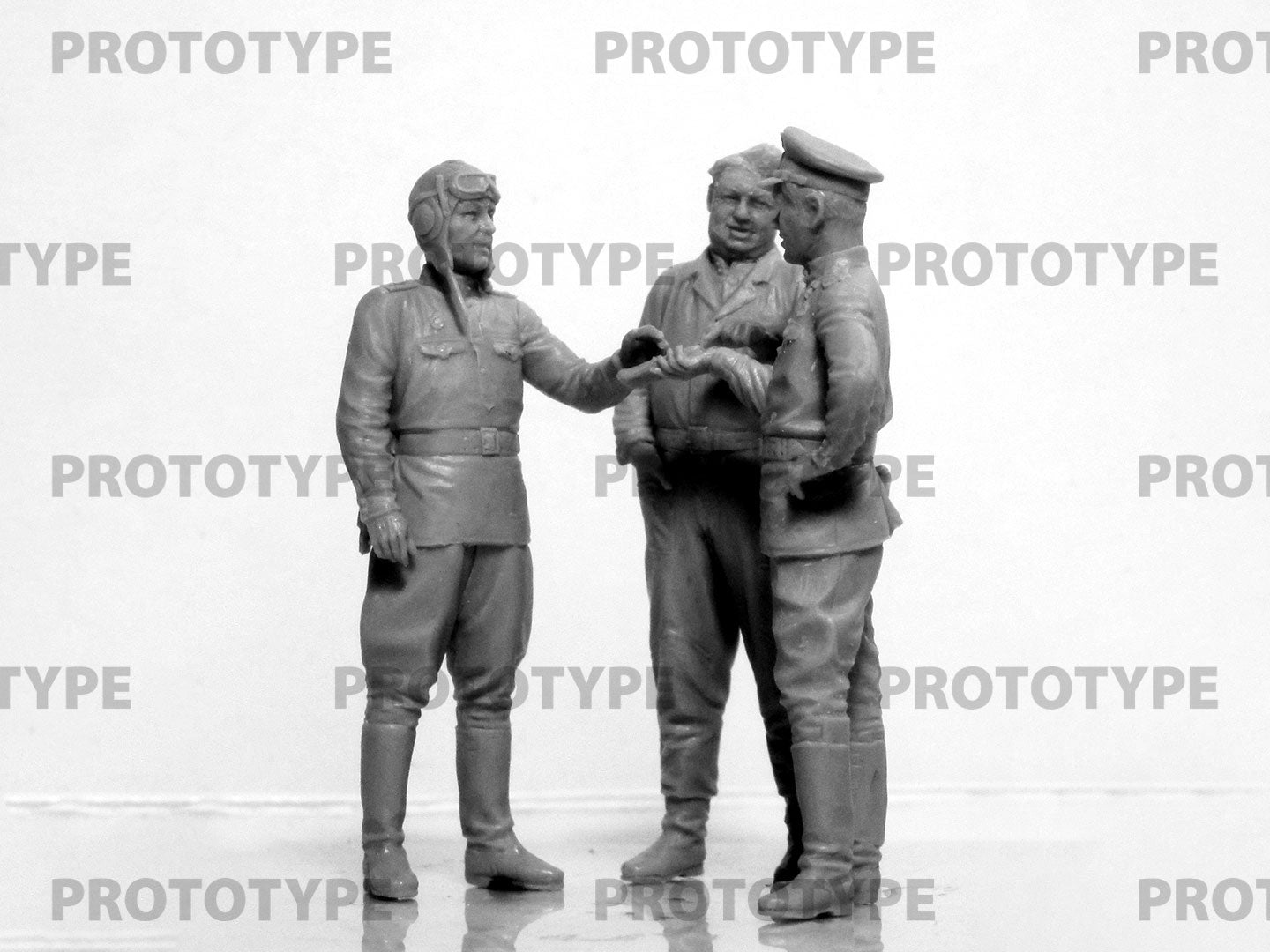 ICM 32117 Plastic model kit Scale 1:32 Pilots of the Soviet Air Force 1943-1945