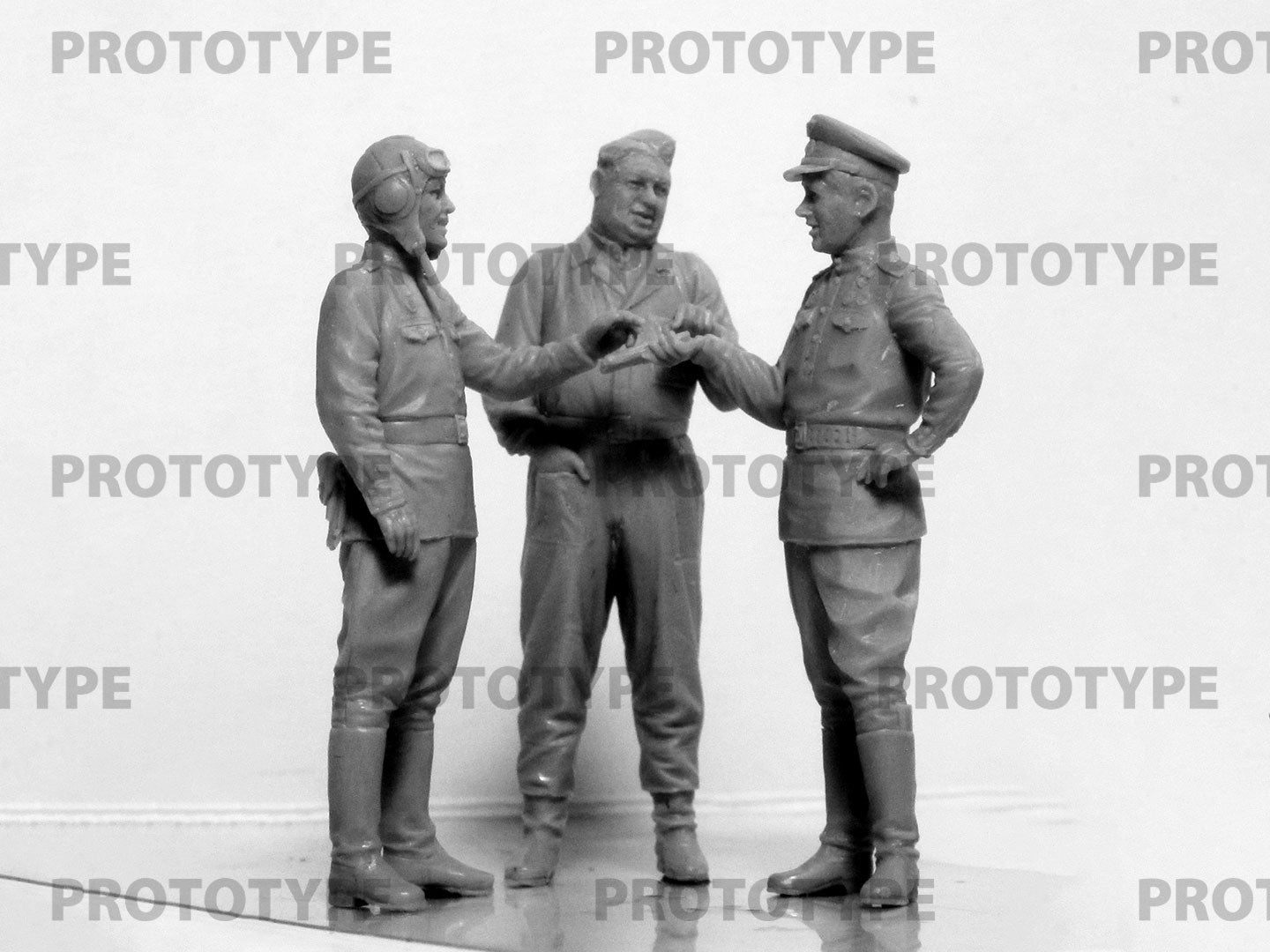 ICM 32117 Plastic model kit Scale 1:32 Pilots of the Soviet Air Force 1943-1945