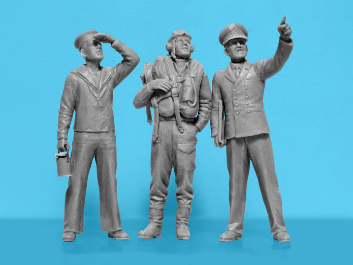 Pilots of British Naval Aviation WWII Scale 1:32 ICM 32118 Plastic Model Figure