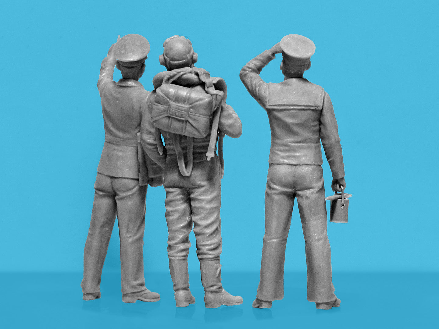 Pilots of British Naval Aviation WWII Scale 1:32 ICM 32118 Plastic Model Figure