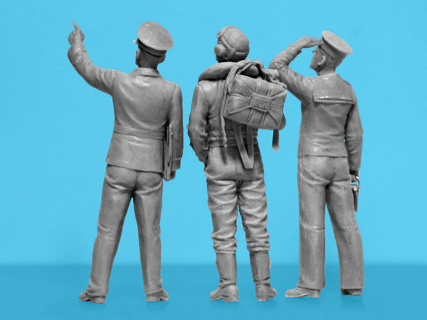 Pilots of British Naval Aviation WWII Scale 1:32 ICM 32118 Plastic Model Figure