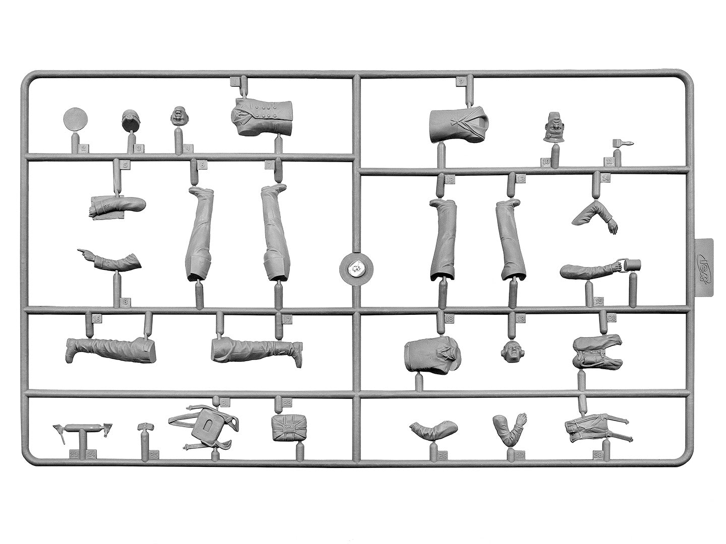 Pilots of British Naval Aviation WWII Scale 1:32 ICM 32118 Plastic Model Figure