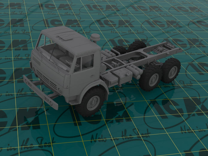 ICM 35001 Plastic model truck kit Scale 1:35 Soviet military truck Kamaz 4310