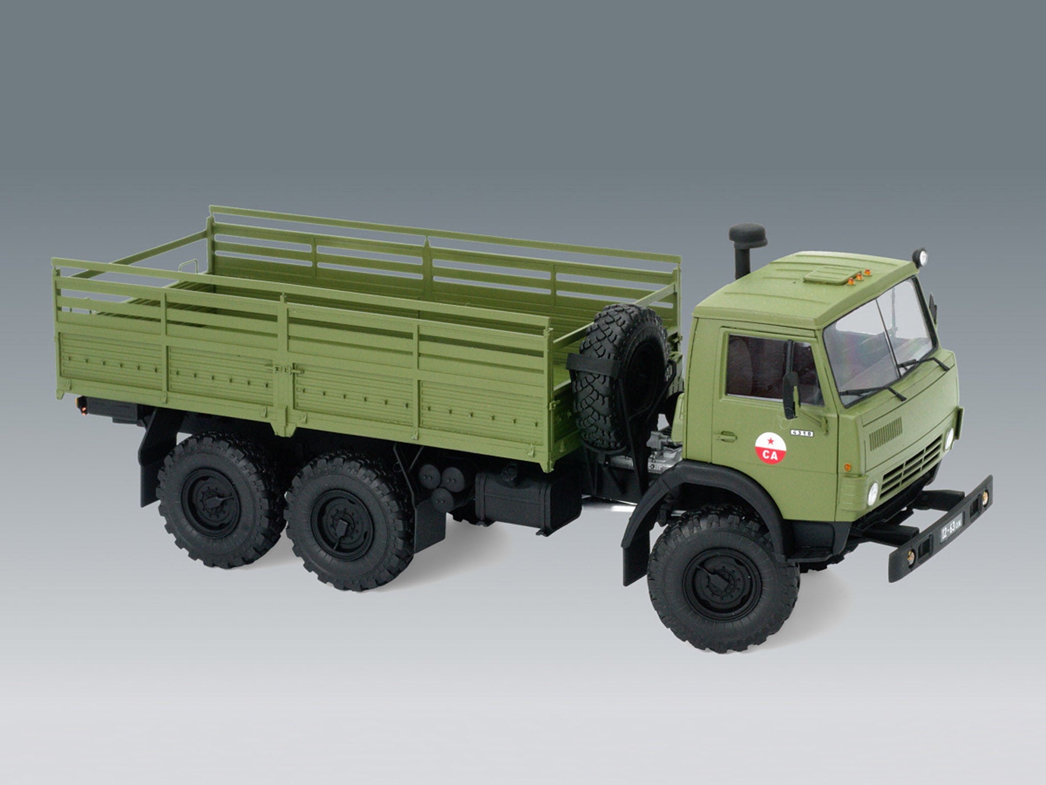 ICM 35001 Plastic model truck kit Scale 1:35 Soviet military truck Kamaz 4310