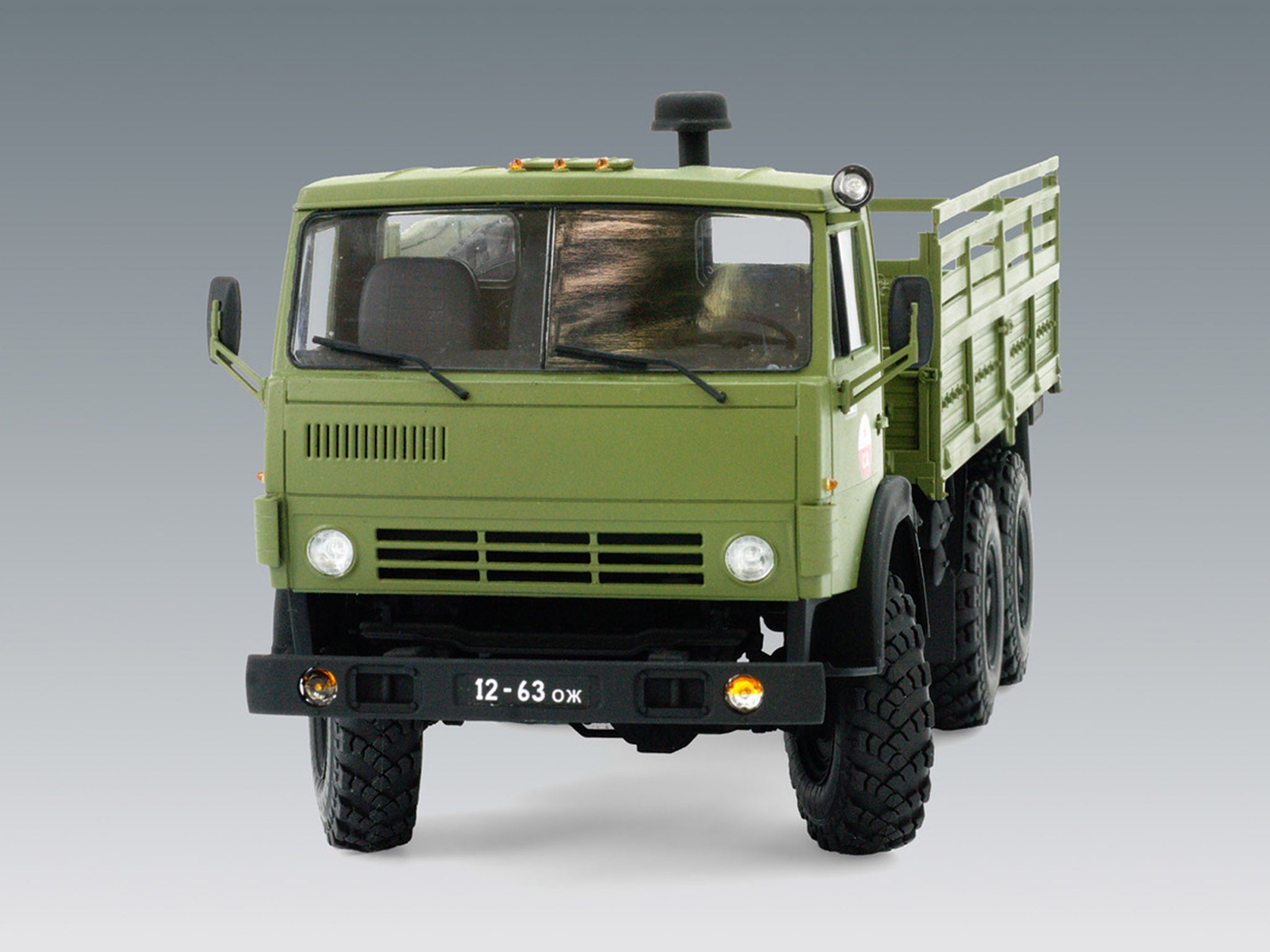 ICM 35001 Plastic model truck kit Scale 1:35 Soviet military truck Kamaz 4310