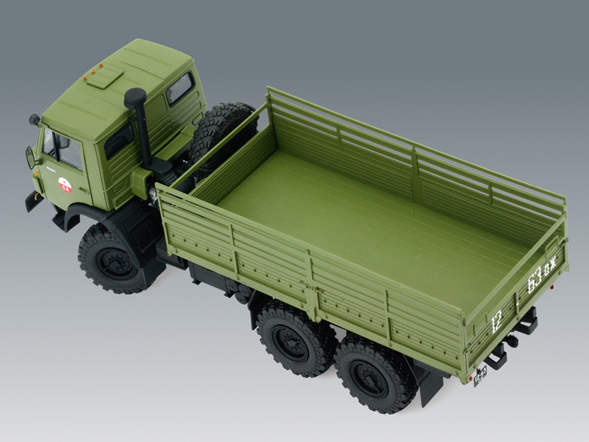 ICM 35001 Plastic model truck kit Scale 1:35 Soviet military truck Kamaz 4310