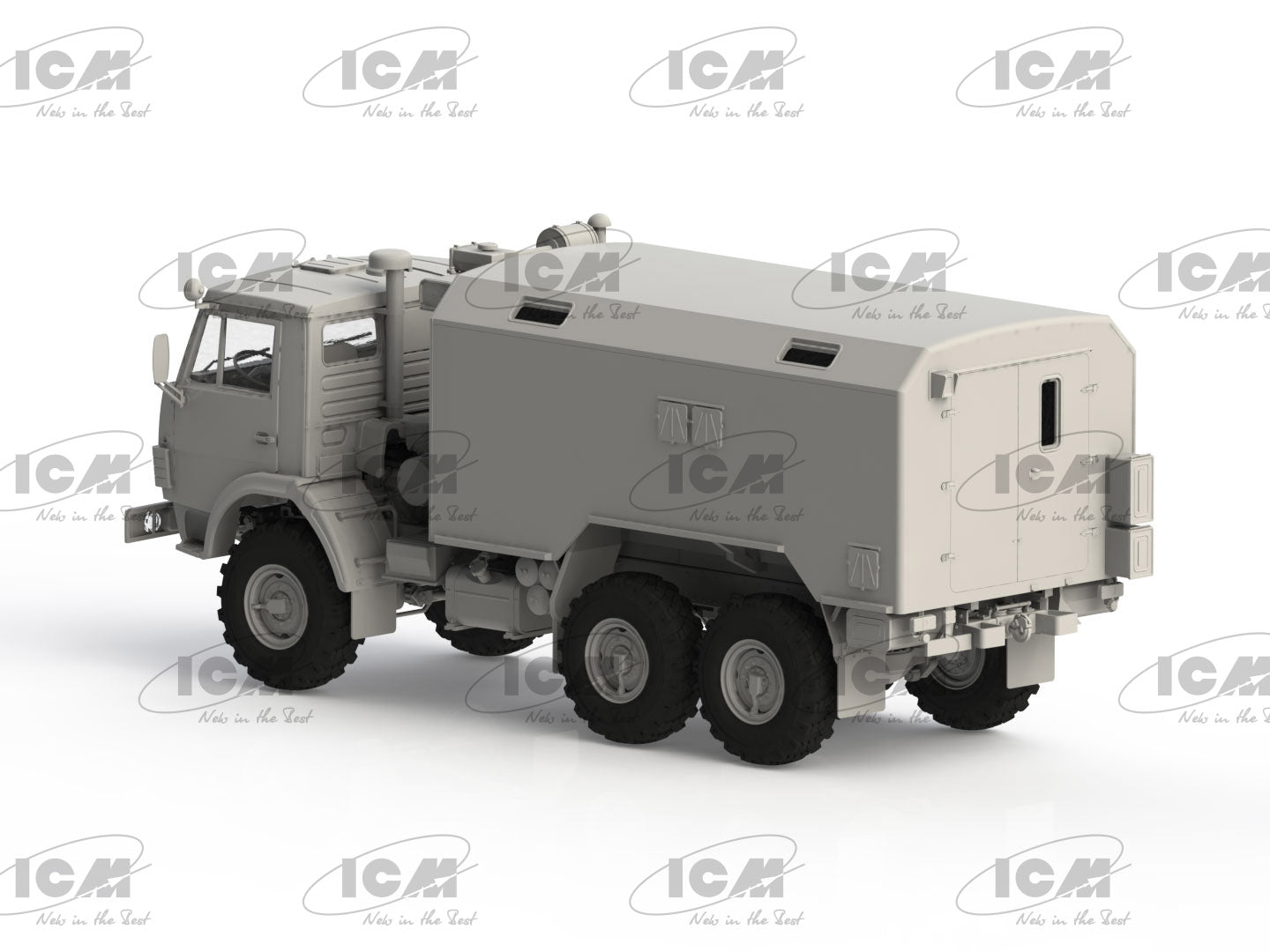 ICM 35002 Plastic model kit Scale 1:35 Soviet Six-Wheel Army Truck with Shelter