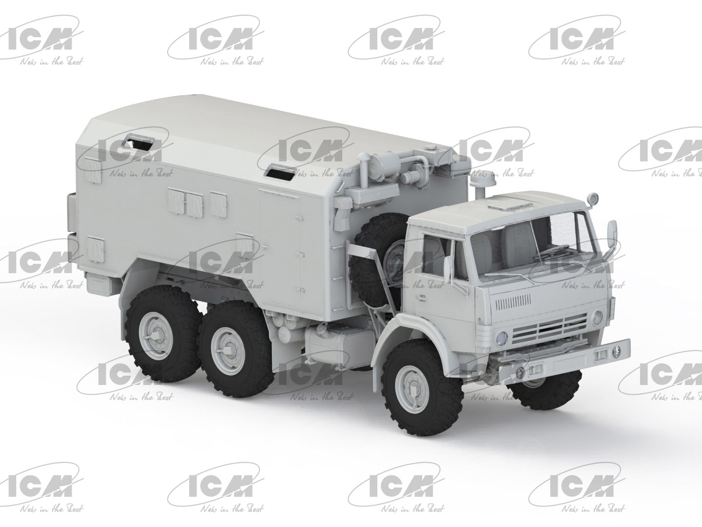 ICM 35002 Plastic model kit Scale 1:35 Soviet Six-Wheel Army Truck with Shelter