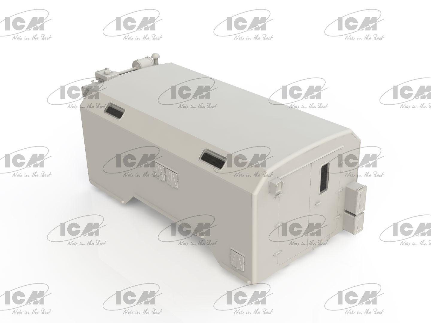 ICM 35010 Plastic model kit Scale 1:35 Military car body KUNG model kit plastic