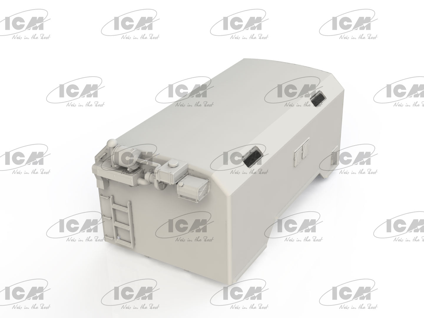 ICM 35010 Plastic model kit Scale 1:35 Military car body KUNG model kit plastic