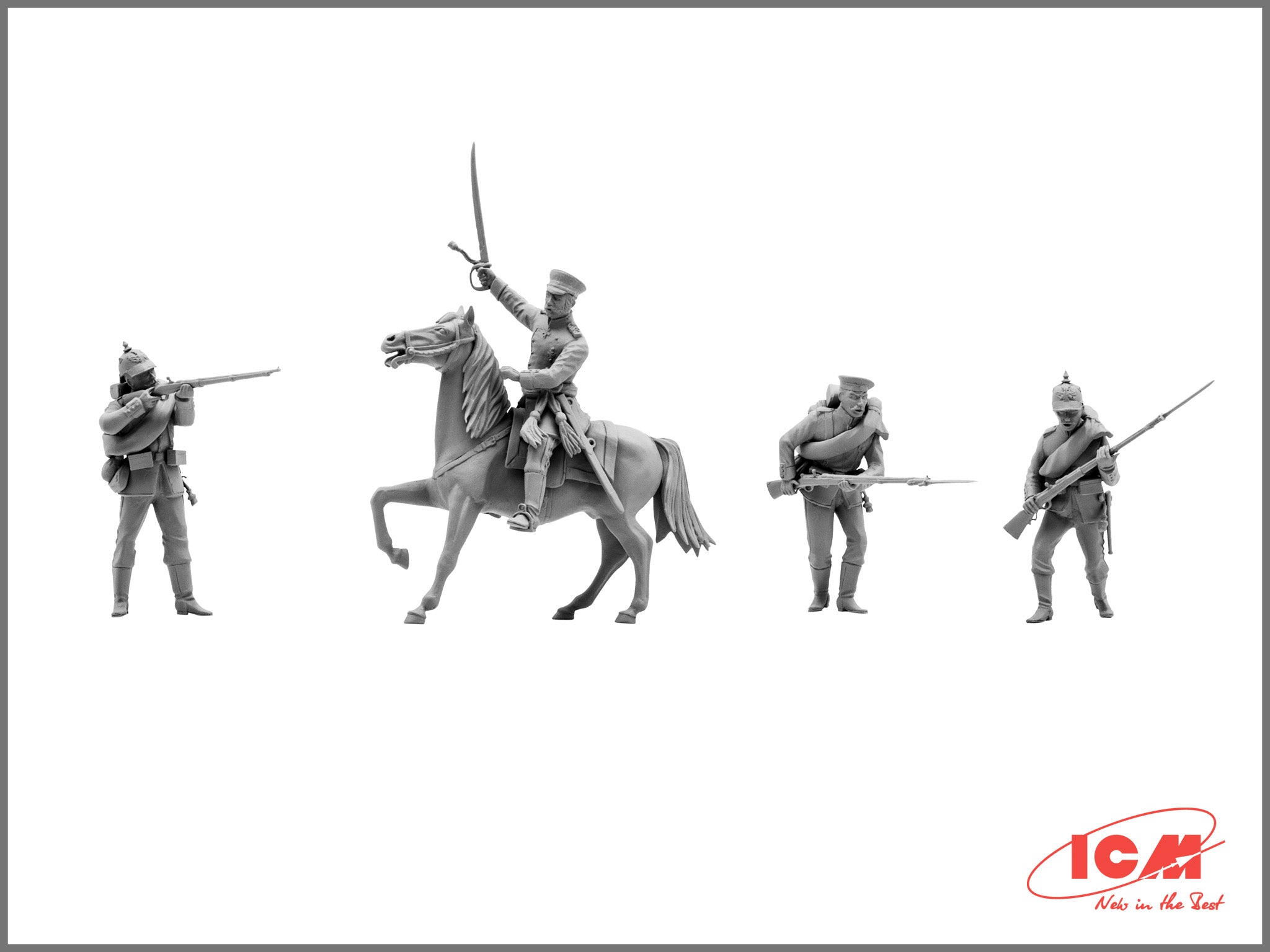 ICM 35012 Plastic model kit Scale 1:35 Prussian Line Infantry - kit modelling