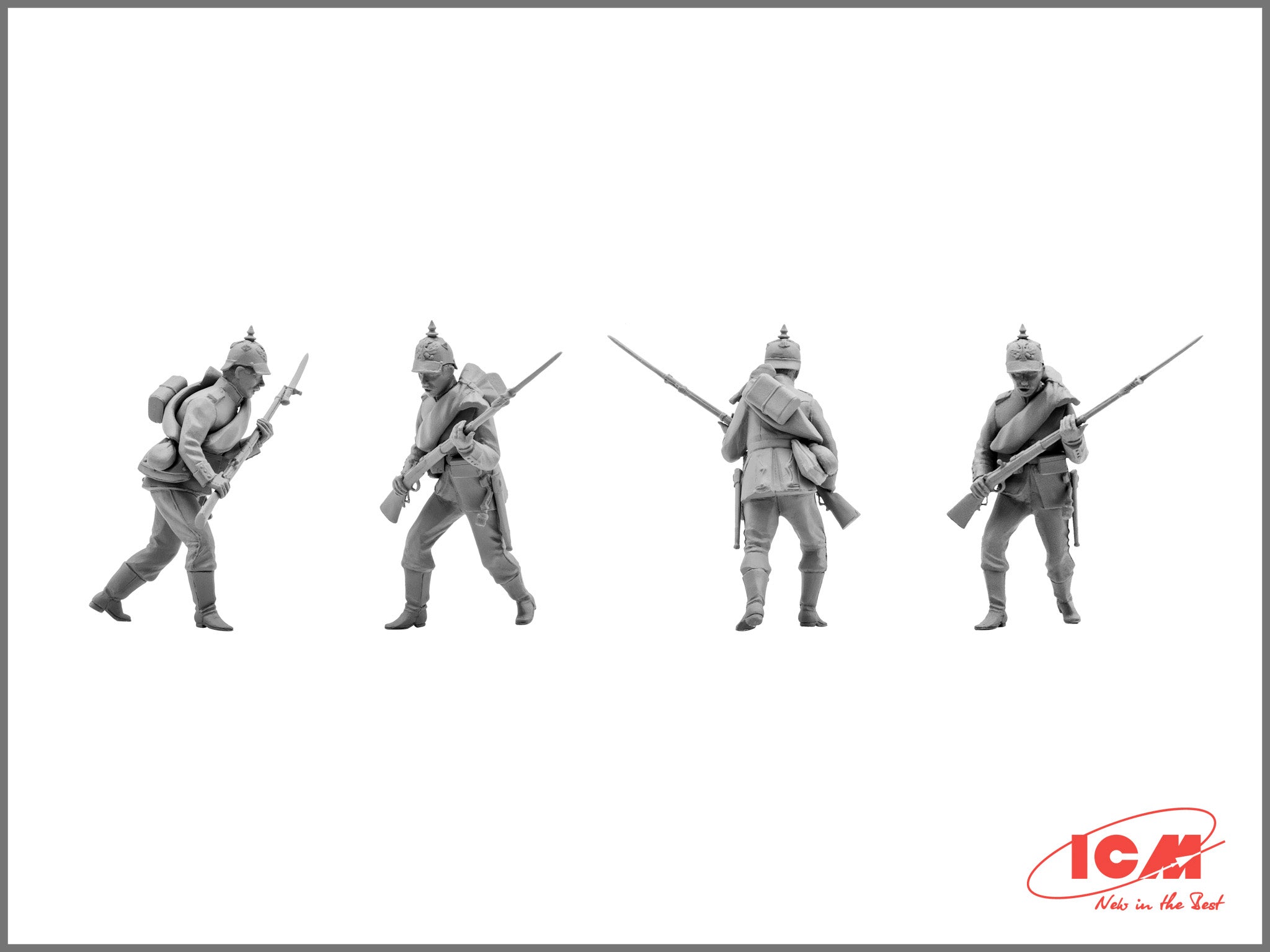 ICM 35012 Plastic model kit Scale 1:35 Prussian Line Infantry - kit modelling