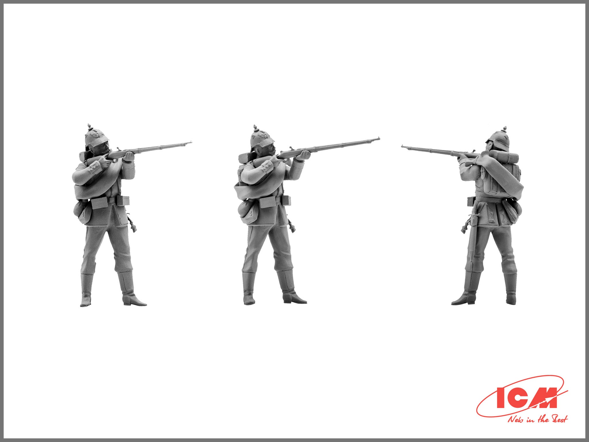 ICM 35012 Plastic model kit Scale 1:35 Prussian Line Infantry - kit modelling
