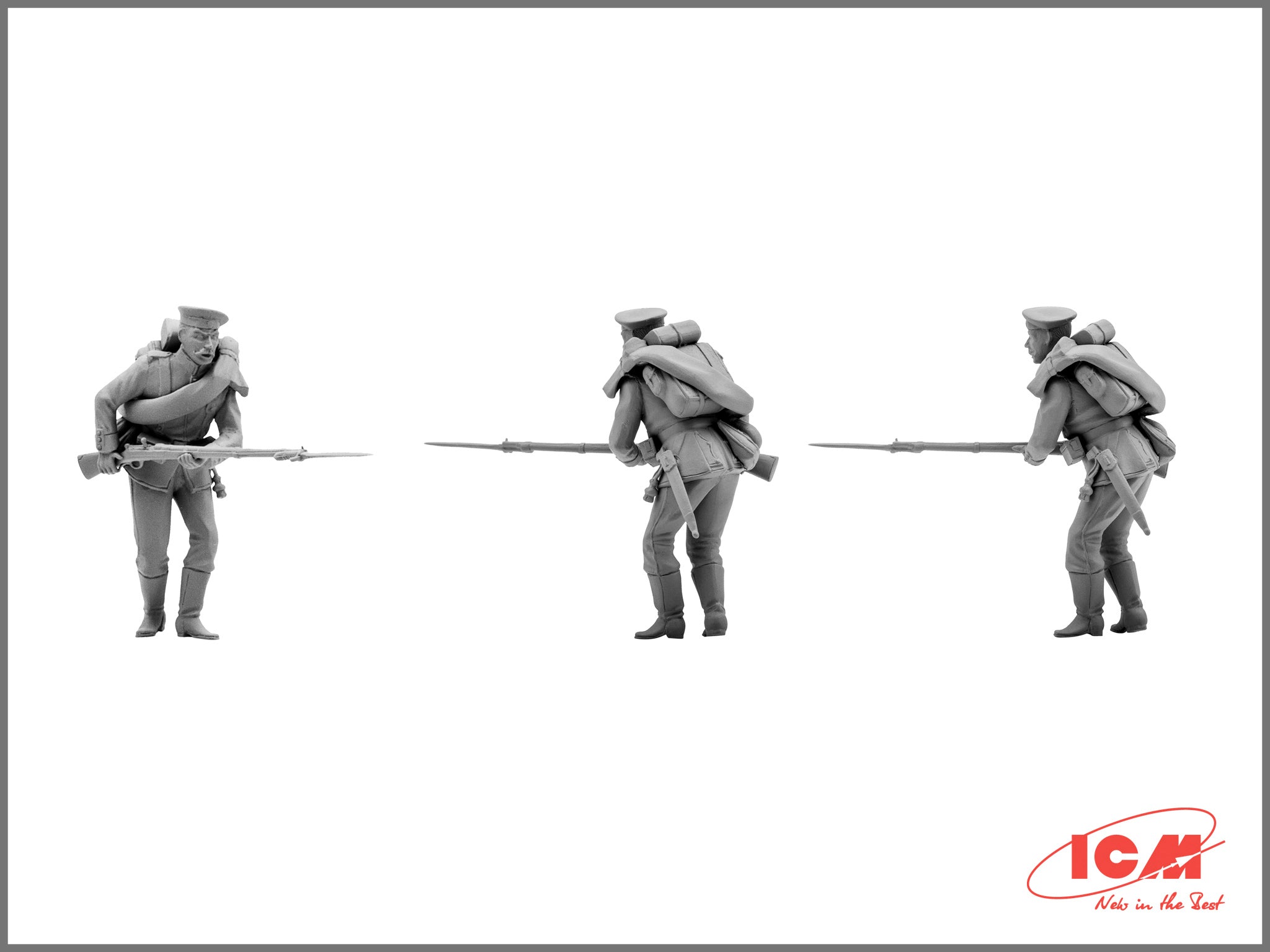 ICM 35012 Plastic model kit Scale 1:35 Prussian Line Infantry - kit modelling