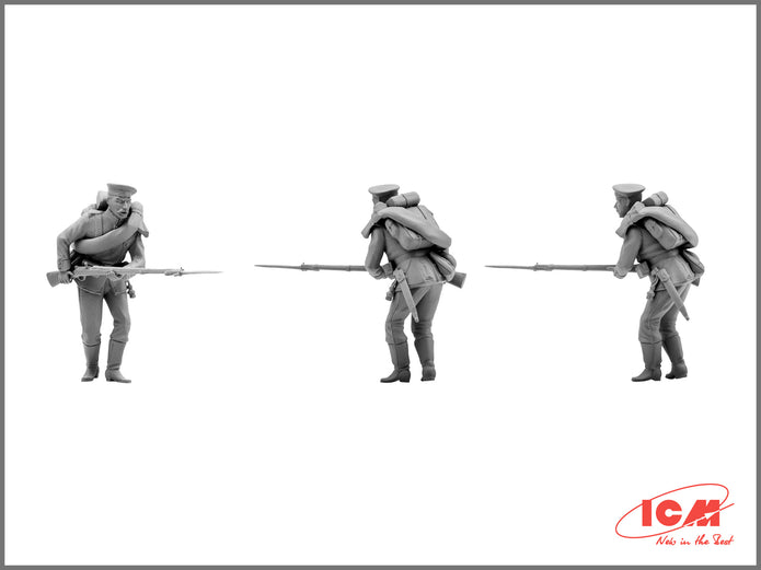 ICM 35012 Plastic model kit Scale 1:35 Prussian Line Infantry - kit modelling