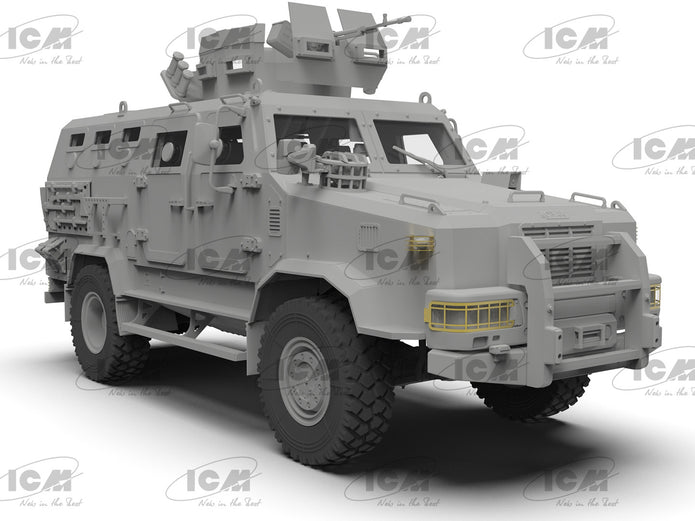 ICM 35014 Scale model kit 1:35 ‘Kozak-2’ Ukrainian MRAP-class Armored Vehicle