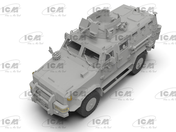 ICM 35014 Scale model kit 1:35 ‘Kozak-2’ Ukrainian MRAP-class Armored Vehicle