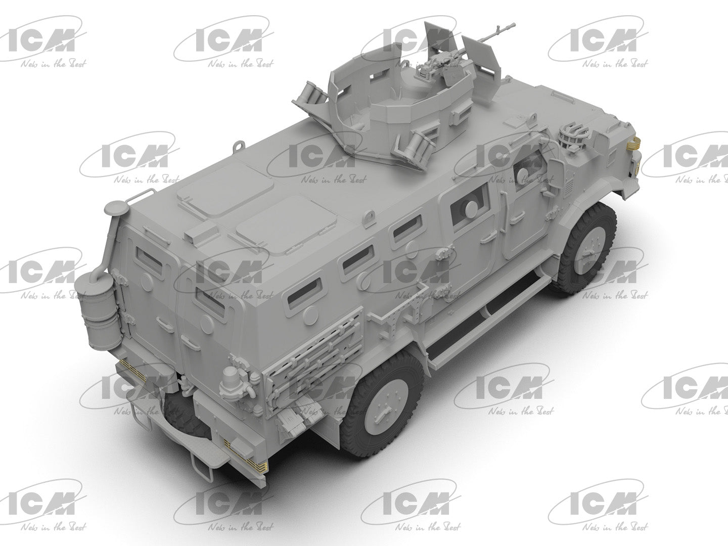 ICM 35014 Scale model kit 1:35 ‘Kozak-2’ Ukrainian MRAP-class Armored Vehicle