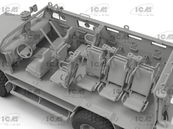 ICM 35014 Scale model kit 1:35 ‘Kozak-2’ Ukrainian MRAP-class Armored Vehicle