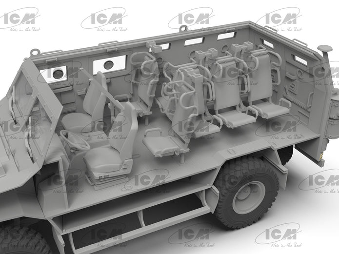ICM 35014 Scale model kit 1:35 ‘Kozak-2’ Ukrainian MRAP-class Armored Vehicle