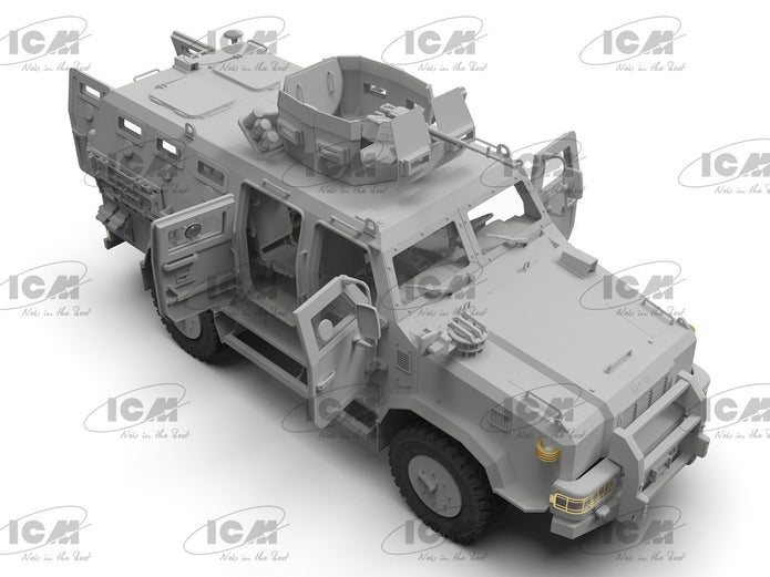 ICM 35014 Scale model kit 1:35 ‘Kozak-2’ Ukrainian MRAP-class Armored Vehicle