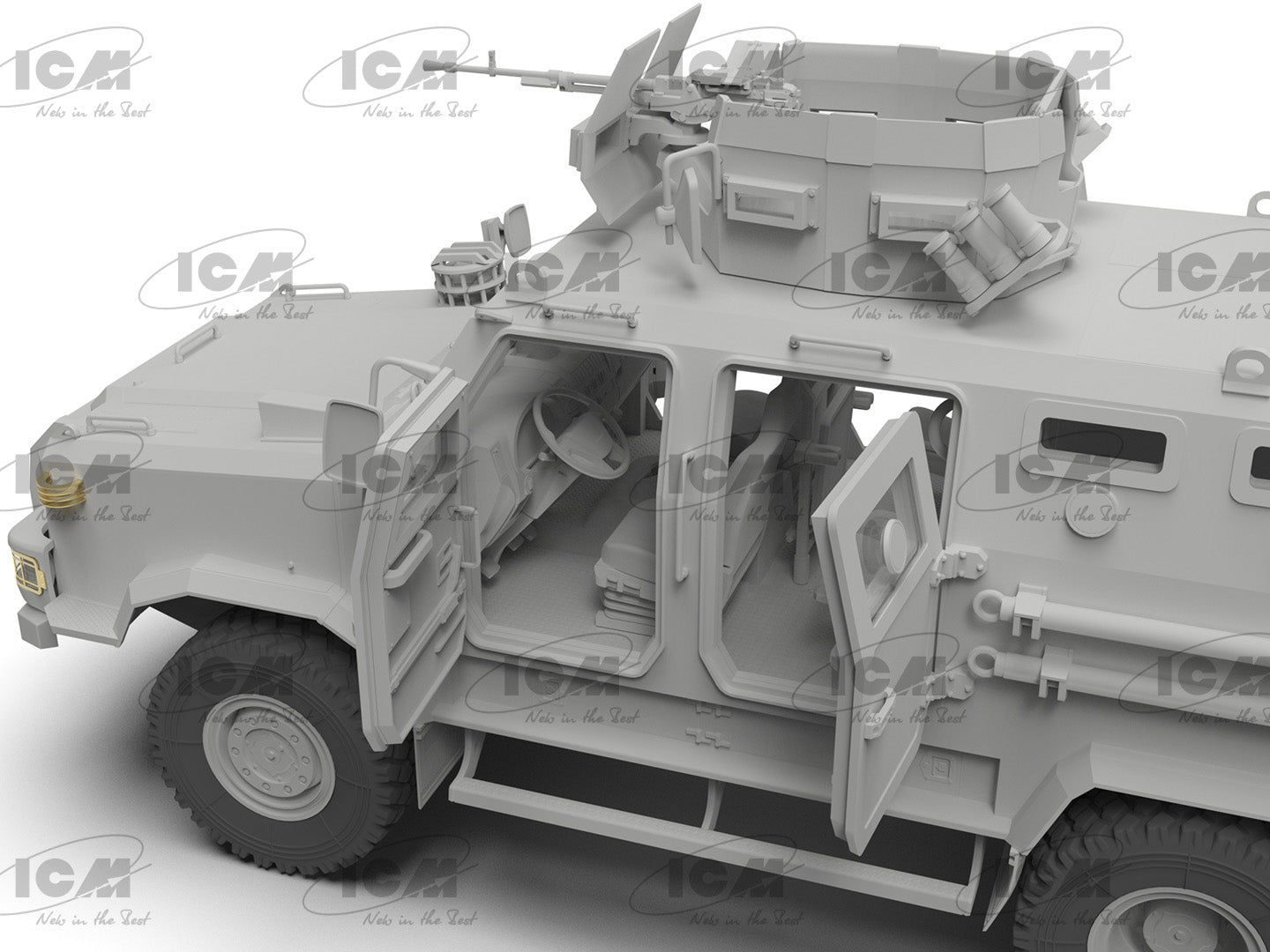 ICM 35014 Scale model kit 1:35 ‘Kozak-2’ Ukrainian MRAP-class Armored Vehicle