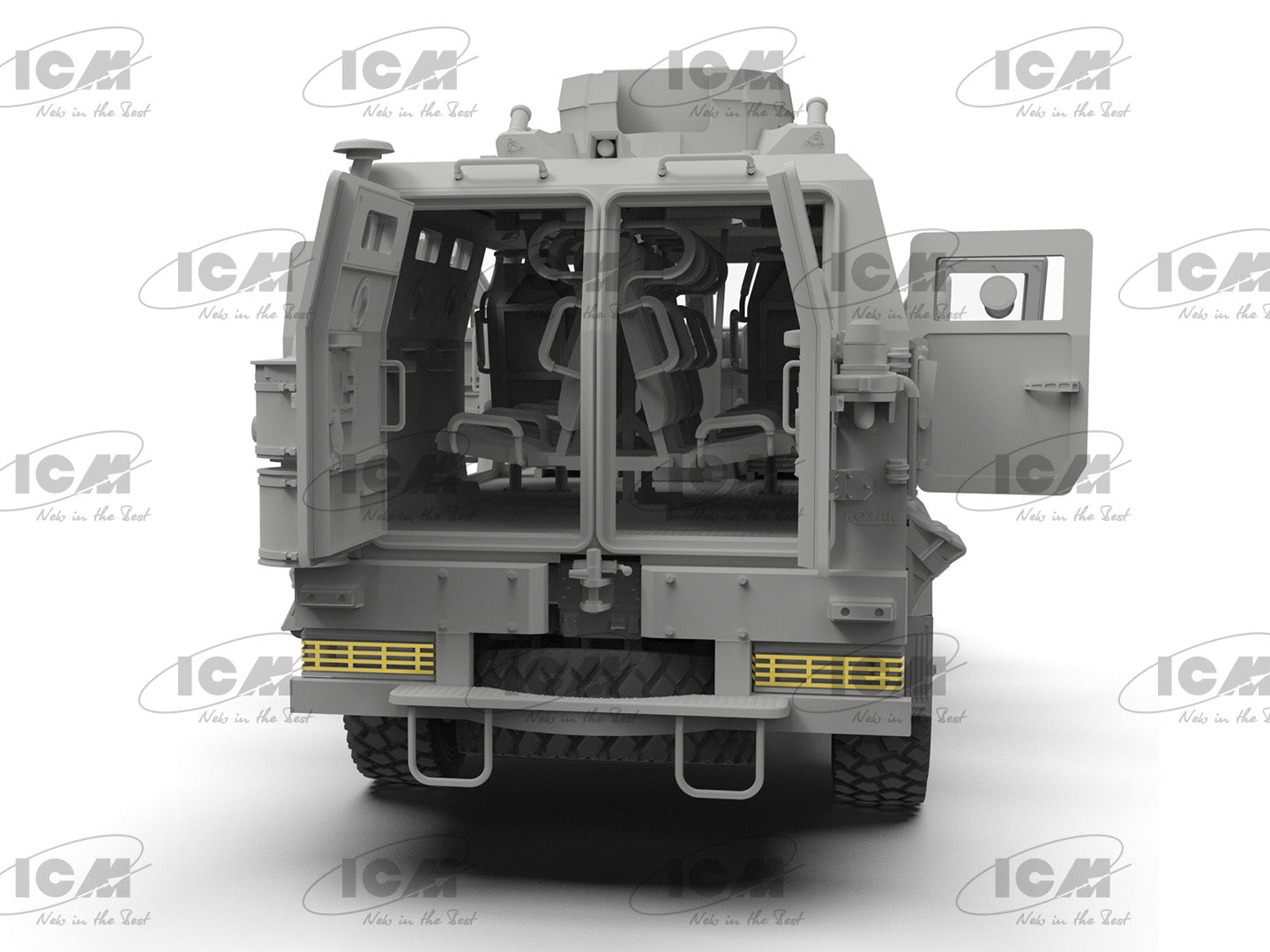 ICM 35014 Scale model kit 1:35 ‘Kozak-2’ Ukrainian MRAP-class Armored Vehicle