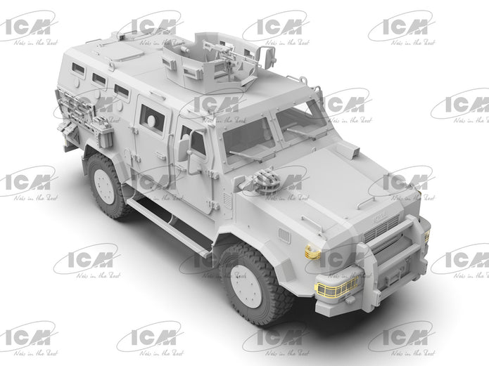 ‘Kozak-001’ Ukrainian National Guard Armored car Scale 1:35 ICM 35015 Model Kit