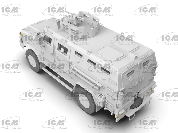 ‘Kozak-001’ Ukrainian National Guard Armored car Scale 1:35 ICM 35015 Model Kit