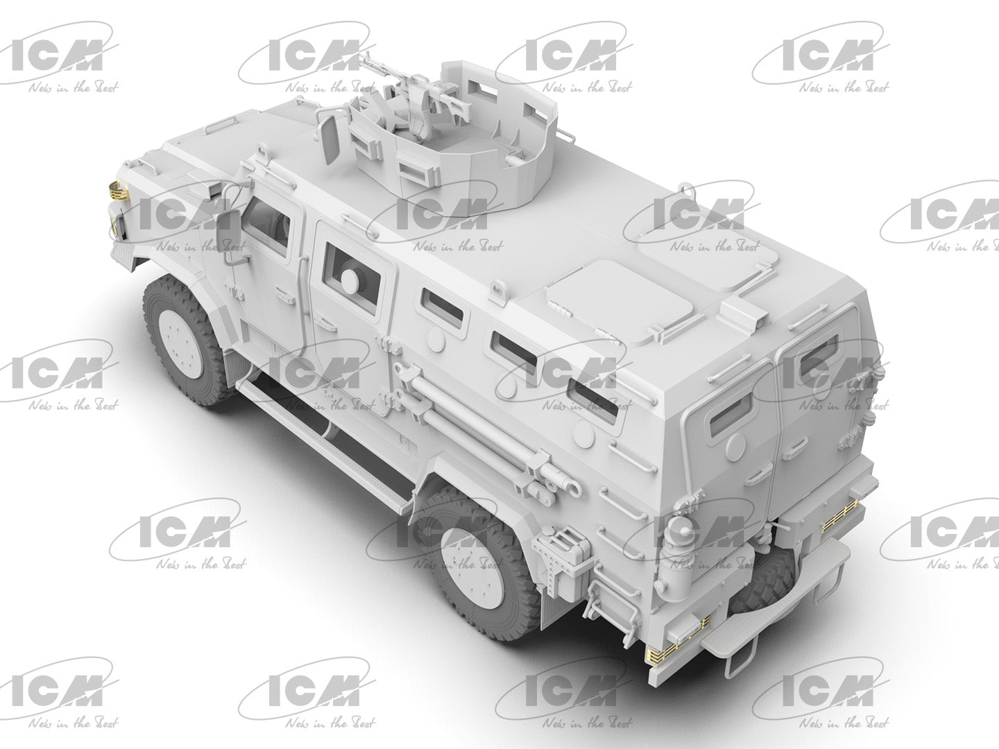 ‘Kozak-001’ Ukrainian National Guard Armored car Scale 1:35 ICM 35015 Model Kit