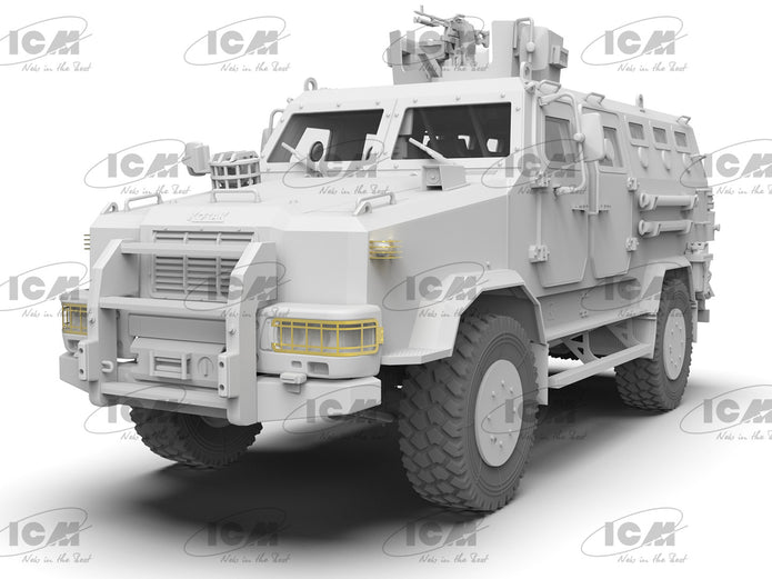 ‘Kozak-001’ Ukrainian National Guard Armored car Scale 1:35 ICM 35015 Model Kit