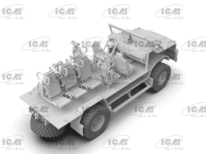 ‘Kozak-001’ Ukrainian National Guard Armored car Scale 1:35 ICM 35015 Model Kit