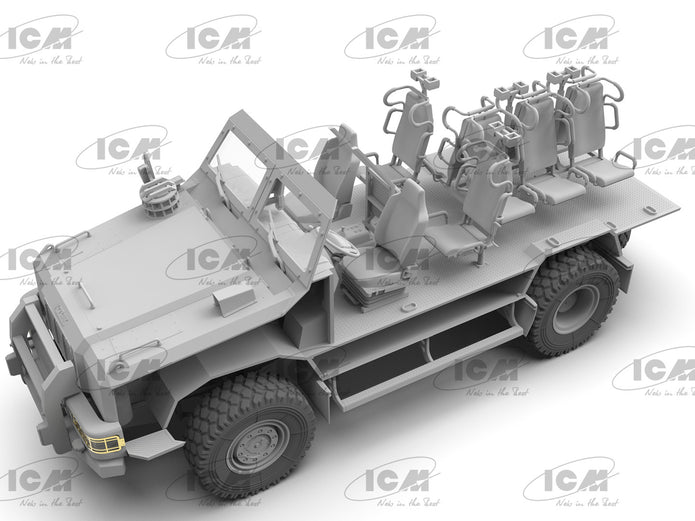 ‘Kozak-001’ Ukrainian National Guard Armored car Scale 1:35 ICM 35015 Model Kit
