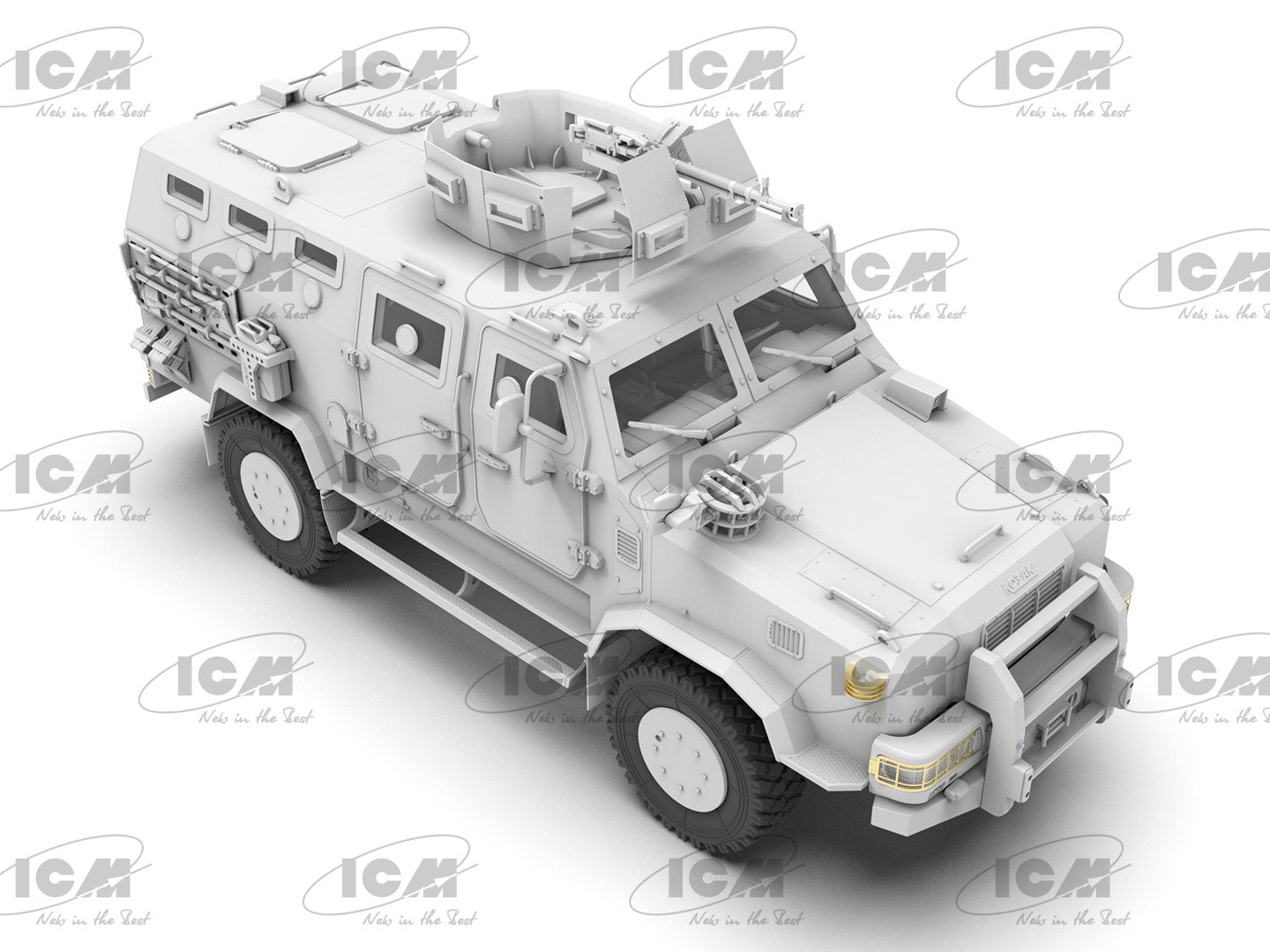 ‘Kozak-2’ State Border Guard Service of Ukraine 1:35 Plastic Model Kit ICM 35016