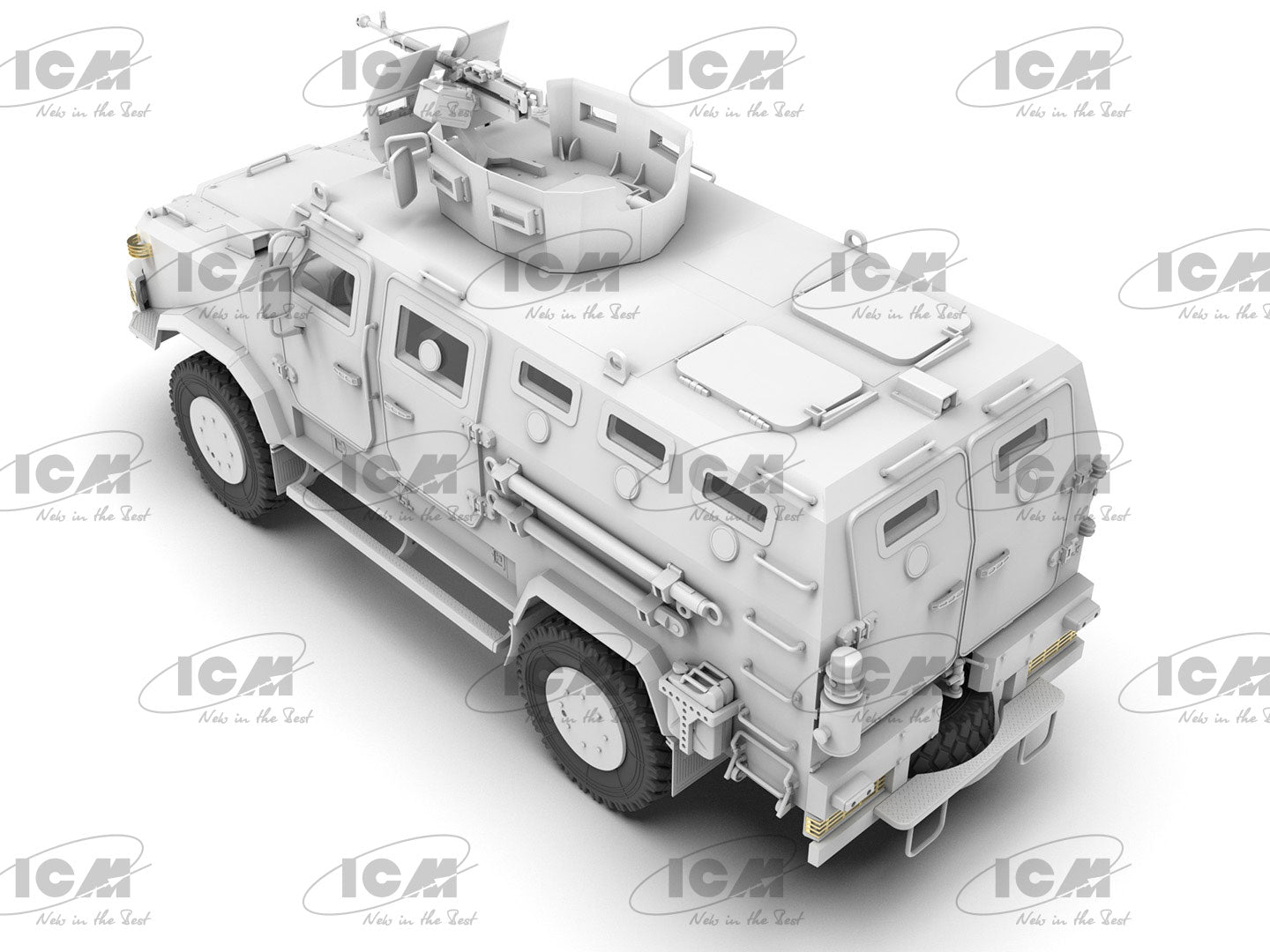 ‘Kozak-2’ State Border Guard Service of Ukraine 1:35 Plastic Model Kit ICM 35016