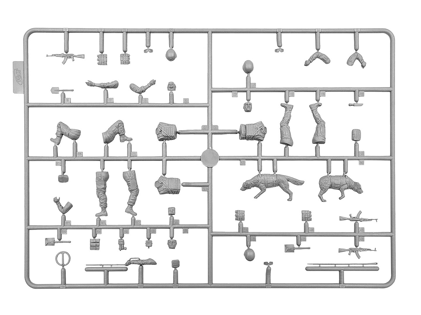 Danger! Mines! Ukraine summer 2022 Scale 1:35 Plastic Model figures Kit ICM35018