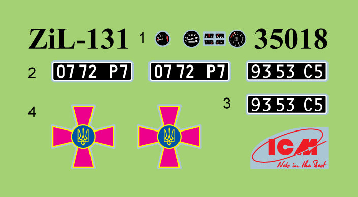 Danger! Mines! Ukraine summer 2022 Scale 1:35 Plastic Model figures Kit ICM35018