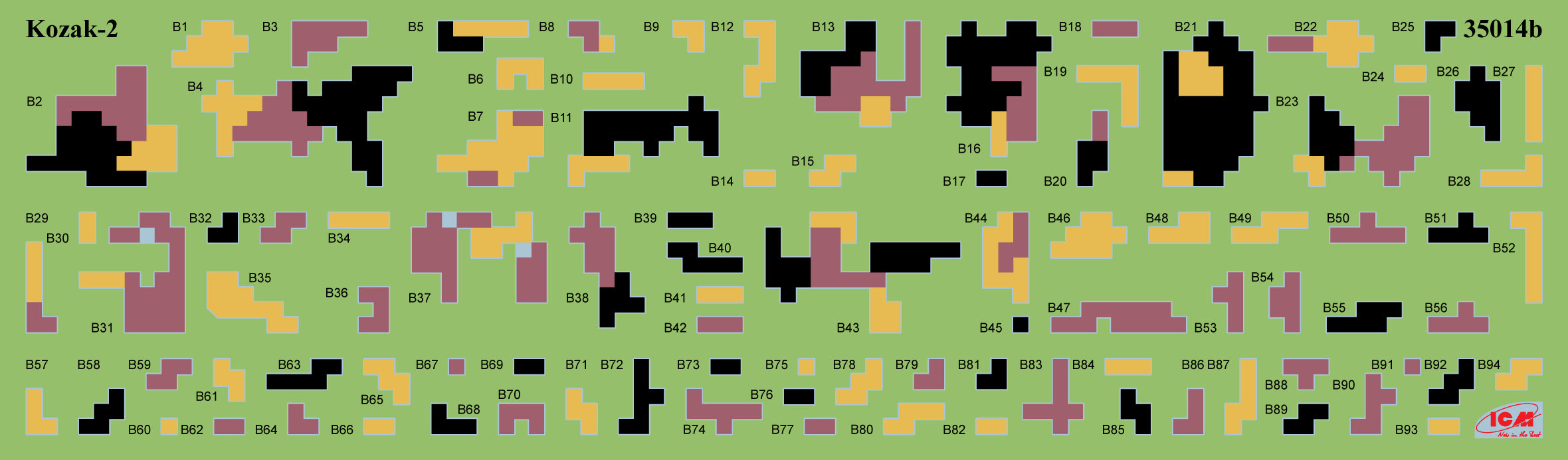 Danger! Mines! Ukraine summer 2022 Scale 1:35 Plastic Model figures Kit ICM35018