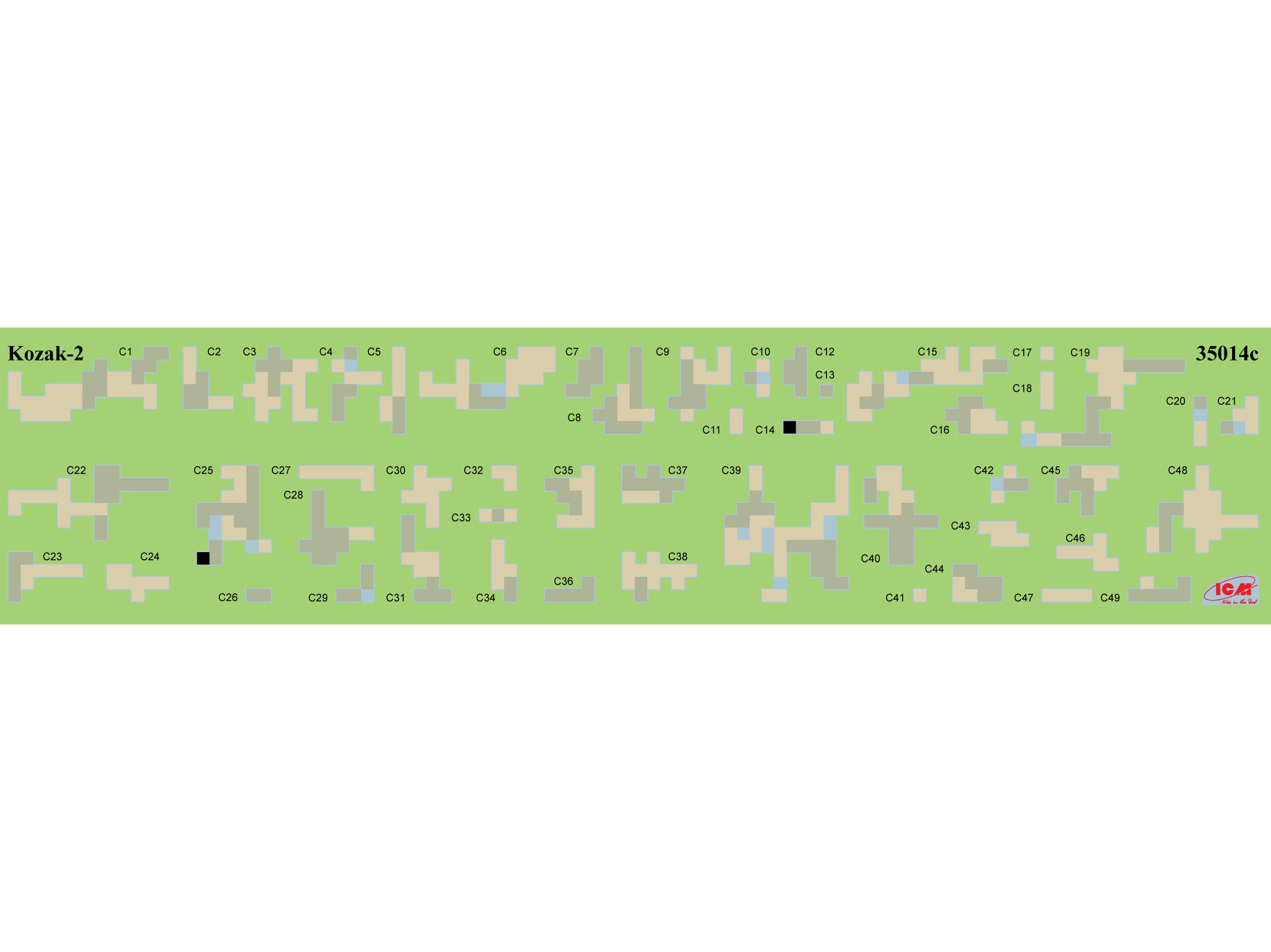 ZIL-131 with driver Armed Forces of Ukraine Scale 1:35 ICM35019 Plastic Model Truck Kit