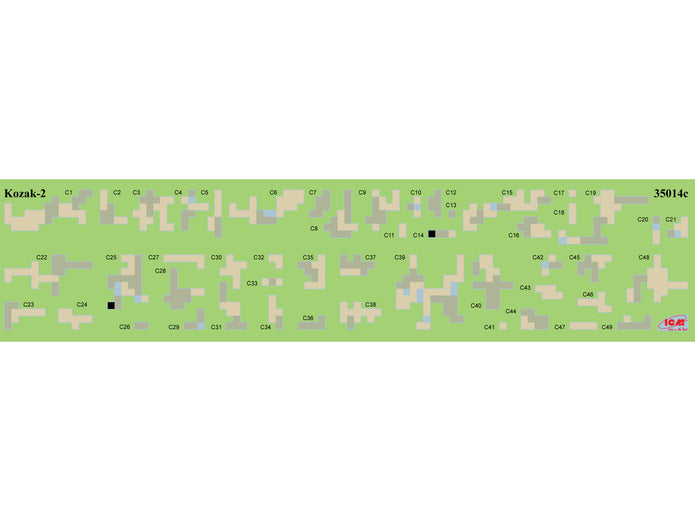 ZIL-131 with driver Armed Forces of Ukraine Scale 1:35 ICM35019 Plastic Model Truck Kit