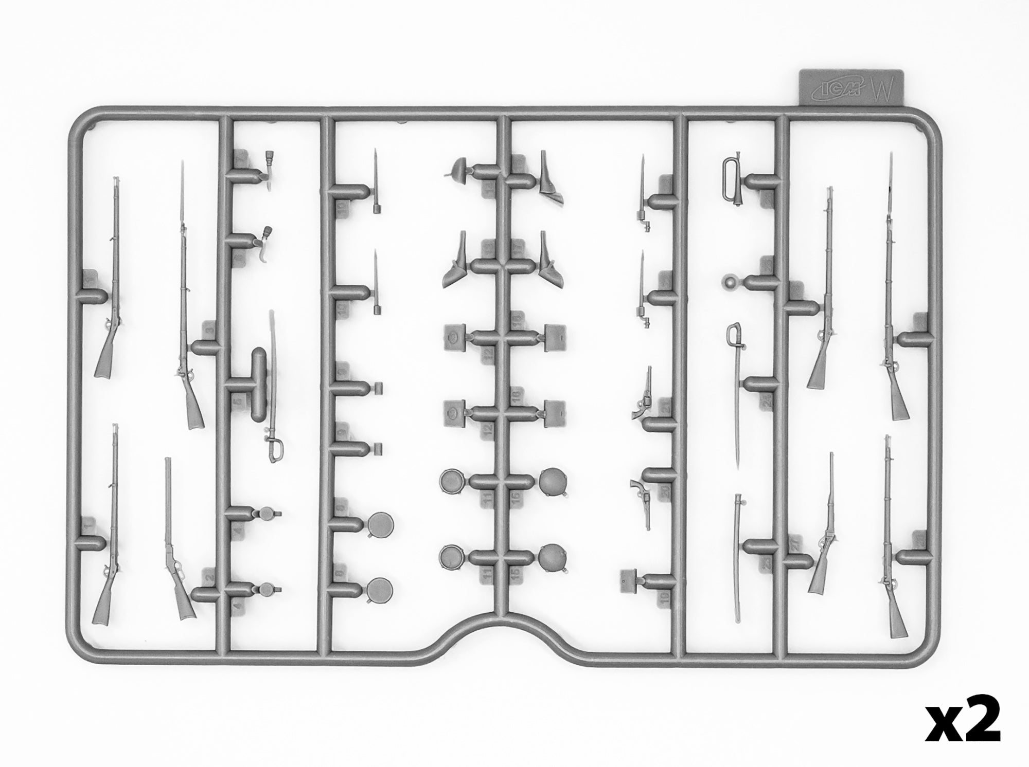 ICM 35020 Scale model kit 1:35 American Civil War Union Infantry (4 figures)