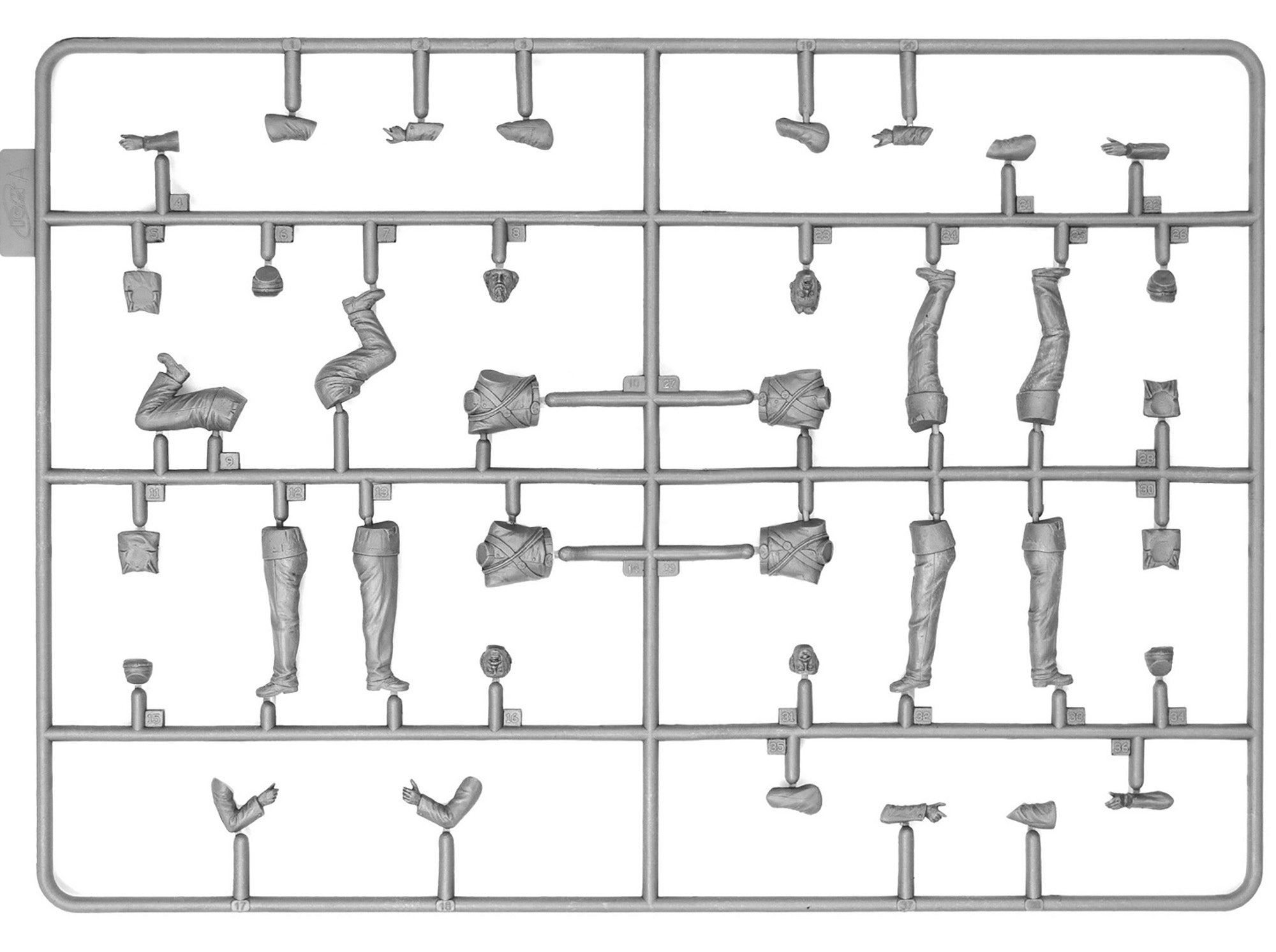 ICM 35020 Scale model kit 1:35 American Civil War Union Infantry (4 figures)