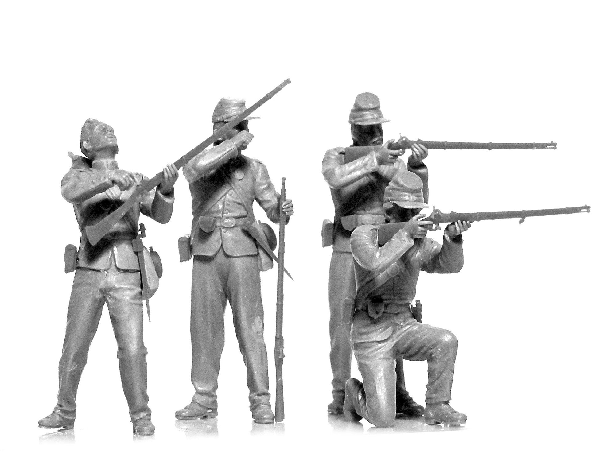 ICM 35020 Scale model kit 1:35 American Civil War Union Infantry (4 figures)
