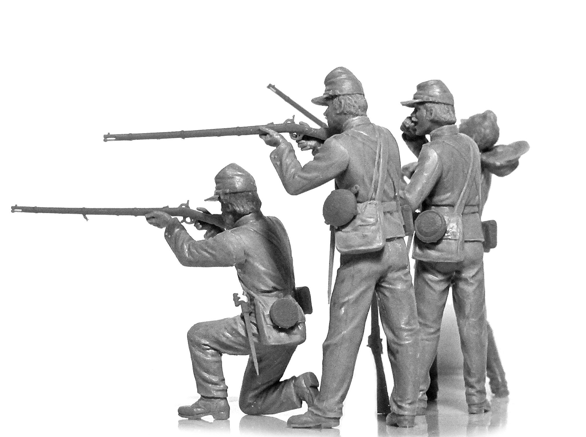 ICM 35020 Scale model kit 1:35 American Civil War Union Infantry (4 figures)