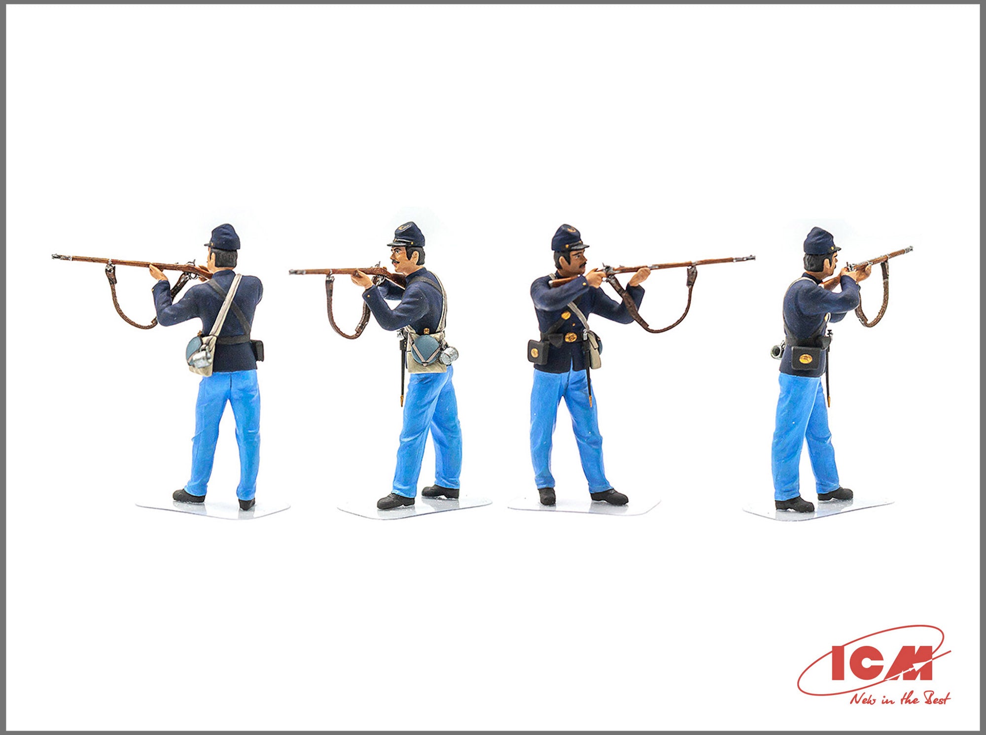 ICM 35020 Scale model kit 1:35 American Civil War Union Infantry (4 figures)